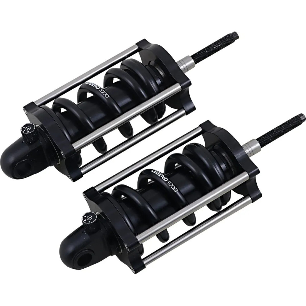 REVO-A Suspensión coil ajustable para Softail — 311.15 mm (12.25 in), trasera, negro anodizado