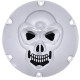 Tapa Derby Calavera 3-D Cromada — '06 Dyna '07–'18 Big Twin (excepto '16–'18 Dressers, '15 FLHTCUL/FLHTKL, '18 FLSB)