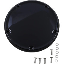 Tapa de derby — Para modelos equipados con tapa primaria de perfil estrecho, negro brillo