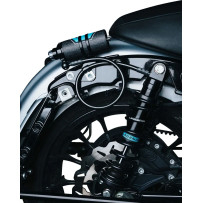 REVO ARC Remote Reservoir External Mount — fits '14–'24 FL Touring, Black