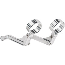 REVO ARC Billet Remote Reservoir External Mounts — fits '14+ FL Touring, anodized finish