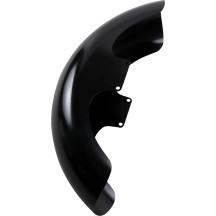 Tire Hugger Front Fender for Dresser — Black, fits 16"–19" wheels