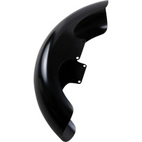 Tire Hugger Front Fender for Dresser — Black, fits 16"–19" wheels