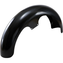 Hugger Series Front Fender — 21" fit, 45" contour, 5-7/8" width, Black