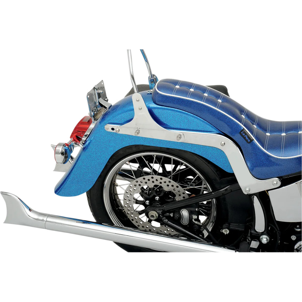 Rear Fender — 99.7 cm (39-1/4") contour, 18 cm (7-1/8") width, E-coating finish