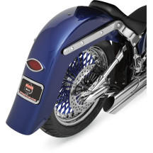 Builders Series 4" Stretched Rear Fender — 18 cm (7-1/8") width, rear mount, unfinished