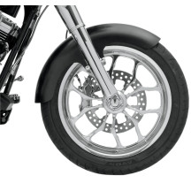Hugger Series Front Fender — 5-7/8" width, 21" wheel, Black