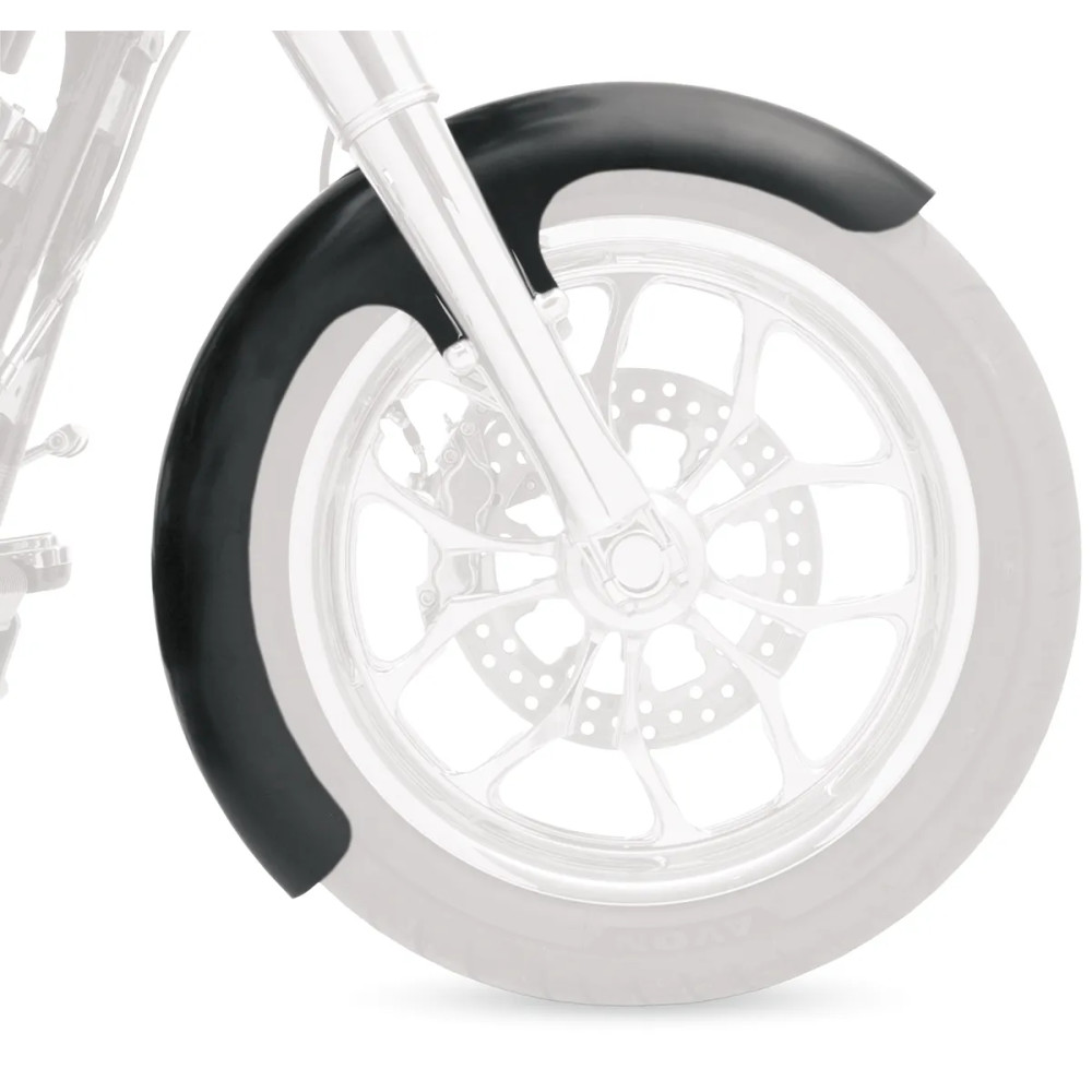 Hugger Series Front Fender — 21" wheel, black