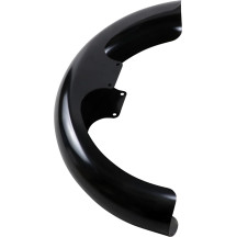 Hugger Series Front Fender — 21", 101 cm (39-3/4"), Black