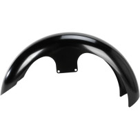 Tire Hugger Front Fender for Dresser — fits 16", 17", 18", 19" wheels, black E-coating, steel