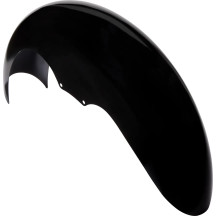 Tire Hugger Front Fender for Dresser — 21" wheel, black E-coating