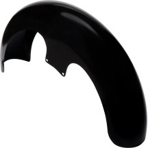 Tire Hugger Front Fender for Dresser — 21" wheel, 5-7/8" width, Black