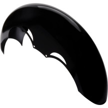 Tire Hugger Front Fender for Dresser — 5-7/8" width, 21" wheel, Black