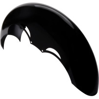 Tire Hugger Front Fender for Dresser — 5-7/8" width, 21" wheel, Black