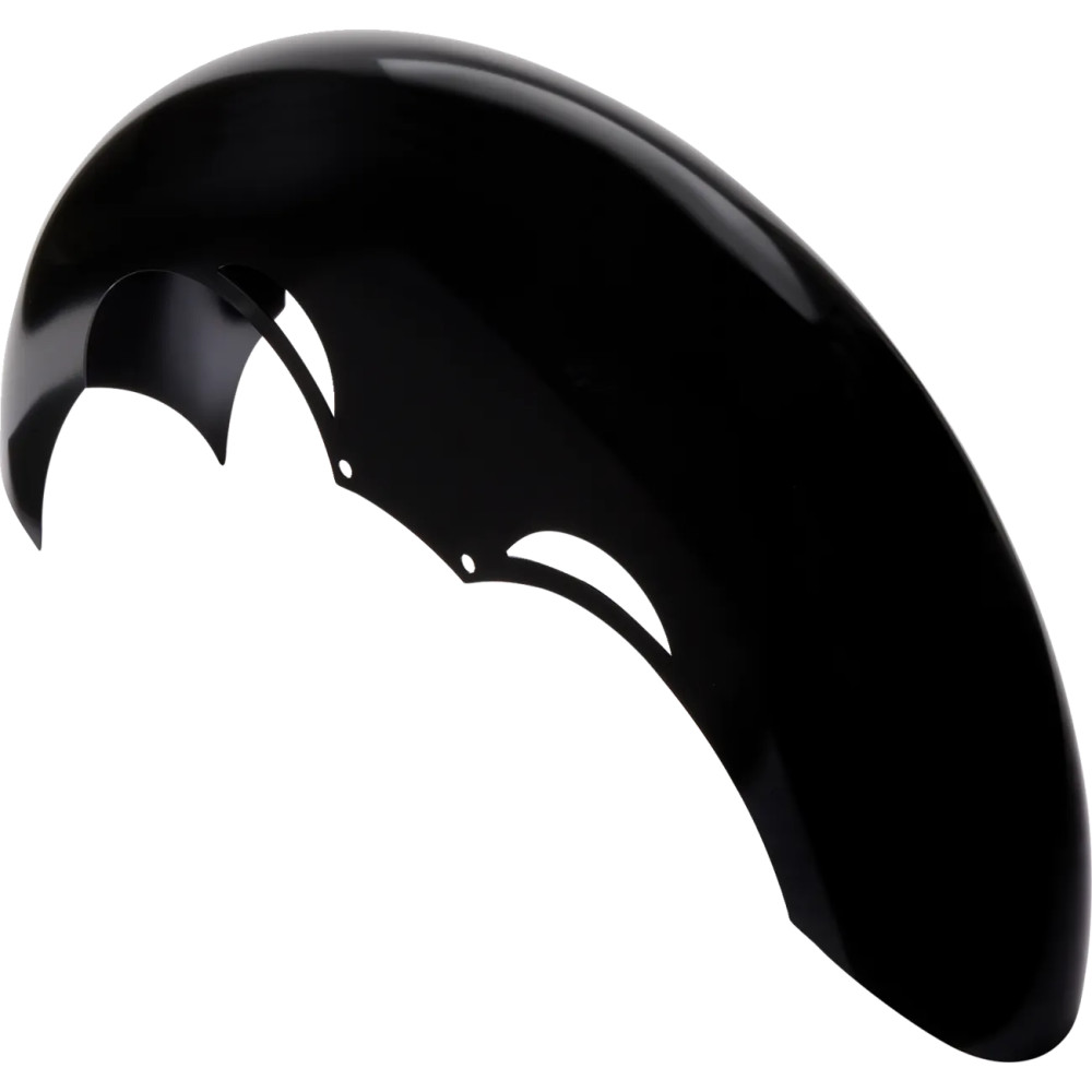 Tire Hugger Front Fender for Dresser — 5-7/8" width, 21" wheel, Black
