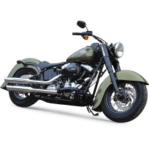 Benchmark Front Fender for Softails — 6-1/2" wide, fits 16"/17"/18"/19" wheels, 43-3/4" contour