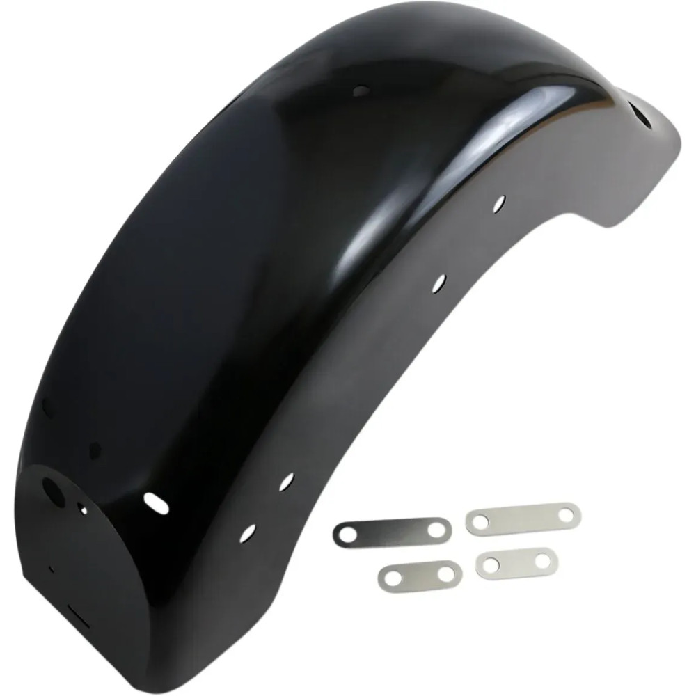 Benchmark Rear Fender — 4" stretch, 45-1/4" contour, 7-1/8" inside mount, Black