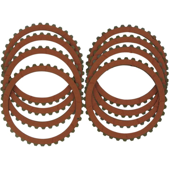 Clutch Friction Plate Set — Organic, Set of 8