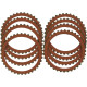 Clutch Friction Plate Set — Organic, Set of 8