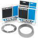 Steel Drive Plates — Steel, Set of 8, for '99-'17 Twin Cam models without slipper/assist clutch
