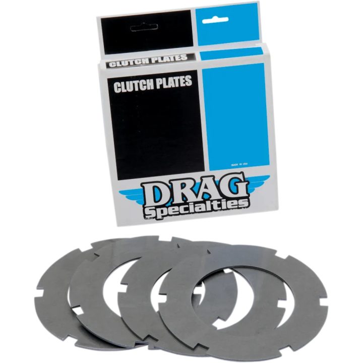 Steel Drive Plates — Clutch, Steel, Set of 4, DRAG SPECIALTIES, 1131-0432