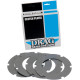 Steel Drive Plates — Clutch, Steel, Set of 4, DRAG SPECIALTIES, 1131-0432
