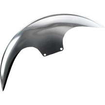 Cafe Front Fender For 21" Wheel — 21" wheel, Natural finish