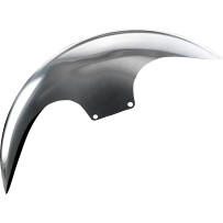 Cafe Front Fender For 21" Wheel — 21" wheel, Natural finish