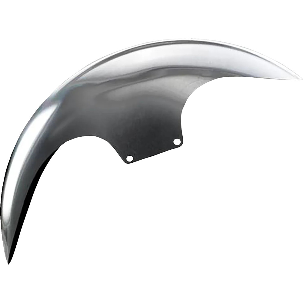 Cafe Front Fender For 21" Wheel — 21" wheel, Natural finish