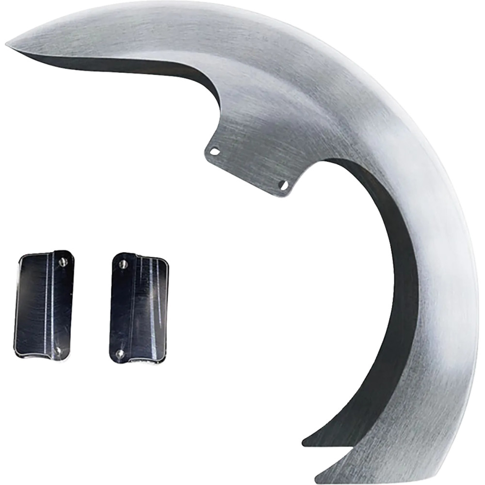 OEM Fender For M8 Softail® — Front, Natural finish