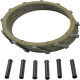 Clutch Friction Plate Set — Set of 8, Aramid fiber