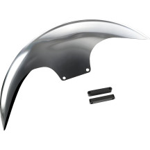 Real Steel Cafe Front Fender — Fits OEM 19" front wheel, Unfinished