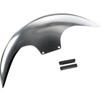 Real Steel Cafe Front Fender — Fits OEM 19" front wheel, Unfinished