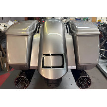 Rear Short Sport Fender — Unfinished, Gray