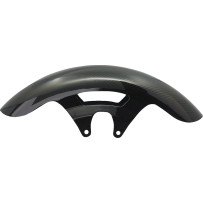 19" Cafe Carbon Fiber Front Fender — accepts 130/60-19 tires, gloss black, for standard forks