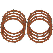 Clutch Friction Plate Set — Organic, Set of 8, DRAG SPECIALTIES, 1131-0442