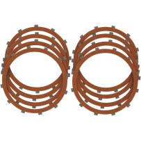 Clutch Friction Plate Set — Organic, Set of 8, DRAG SPECIALTIES, 1131-0442