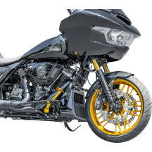 19" Cafe Carbon Fiber Front Fender — 19", Front, Black