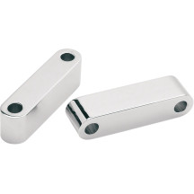 Espaciadores económicos para guardabarros — 1" de ancho, montaje delantero, cromo