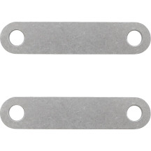 Bloque de montaje para guardabarros delantero Tire Hugger — 5/8" x 3", 2-3/4" entre centros, rueda 21"