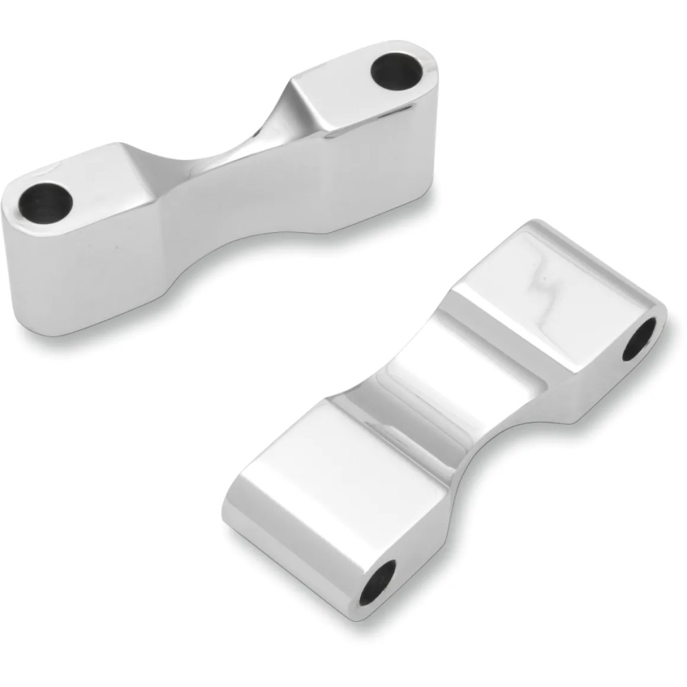 Separadores para guardabarros — 1-1/4" de ancho, compatibles con guardabarros de 5-1/2", cromado