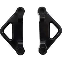 Separadores de guardabarros para Hot/Bagger Legs — 1-1/4" ancho, 5-1/2" guardabarros, negro