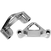 Separadores de guardabarros para Hot/Bagger Legs — 1-1/4" de ancho, para guardabarros de 5-1/2", cromado, para Bagger Legs