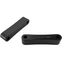 Espaciadores de guardabarros personalizados — ancho 5/8", negro anodizado