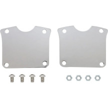 Fender Risers — 23" wheels, front mount, chrome