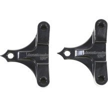 Separadores de guardabarros para Hot/Bagger Legs — 7/8" de ancho, para 14 cm (5-1/2") de guardabarros, negro anodizado