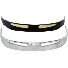 Puntera de guardabarros — Delantera, cromada