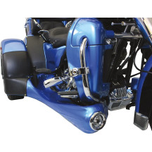 Trax Running Board Bra — Black, Rear