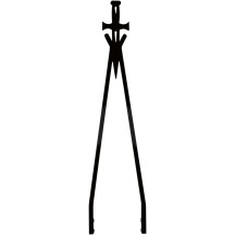 Daggertude Styled Sissy Bar Sticks — 30" height, 6-11/16" width, Black