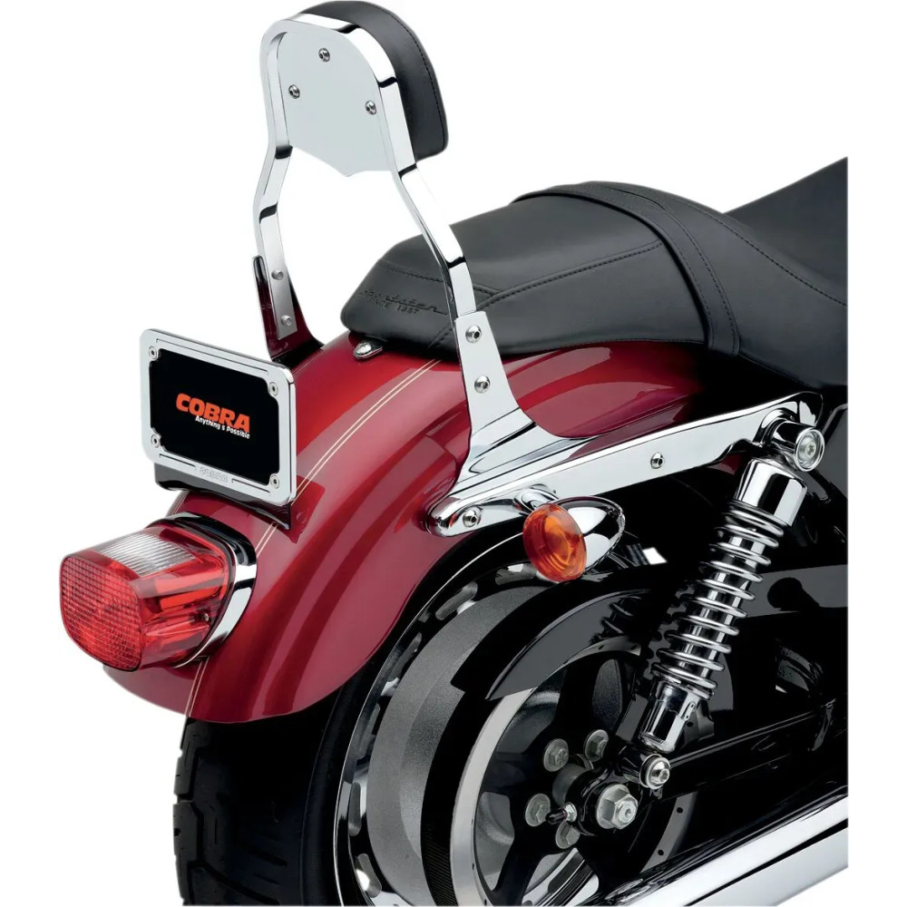 Square Sissy Bar — 279 mm (11"), Chrome